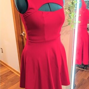 Jack by BB Dakota Vibrant Red Mini Dress